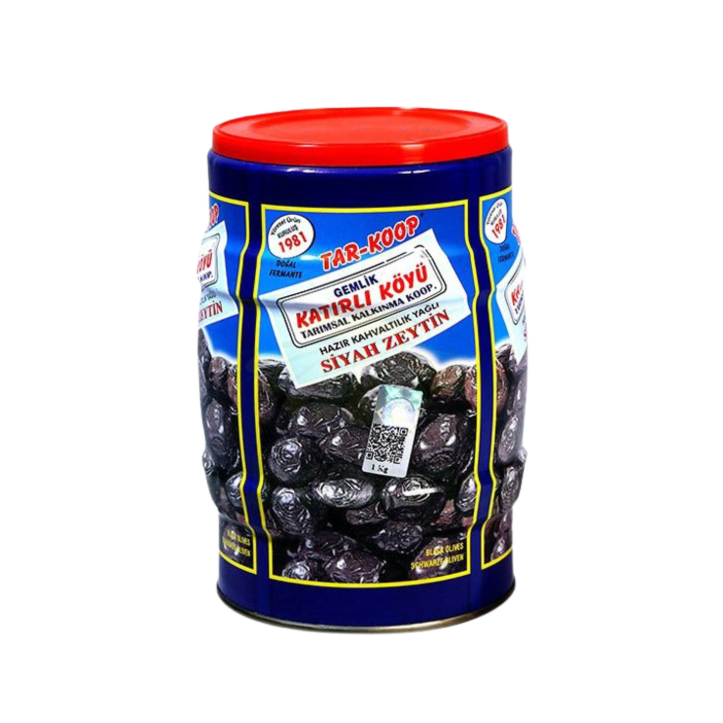 Katırlı Köyü Kooperatif Zeytini 1 Kg Teneke