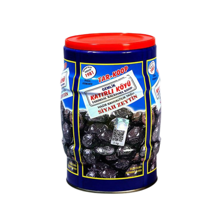 Katırlı Köyü Kooperatif Zeytini 1 Kg Teneke