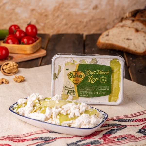 Yeşil Biberli Lor Peyniri 350g