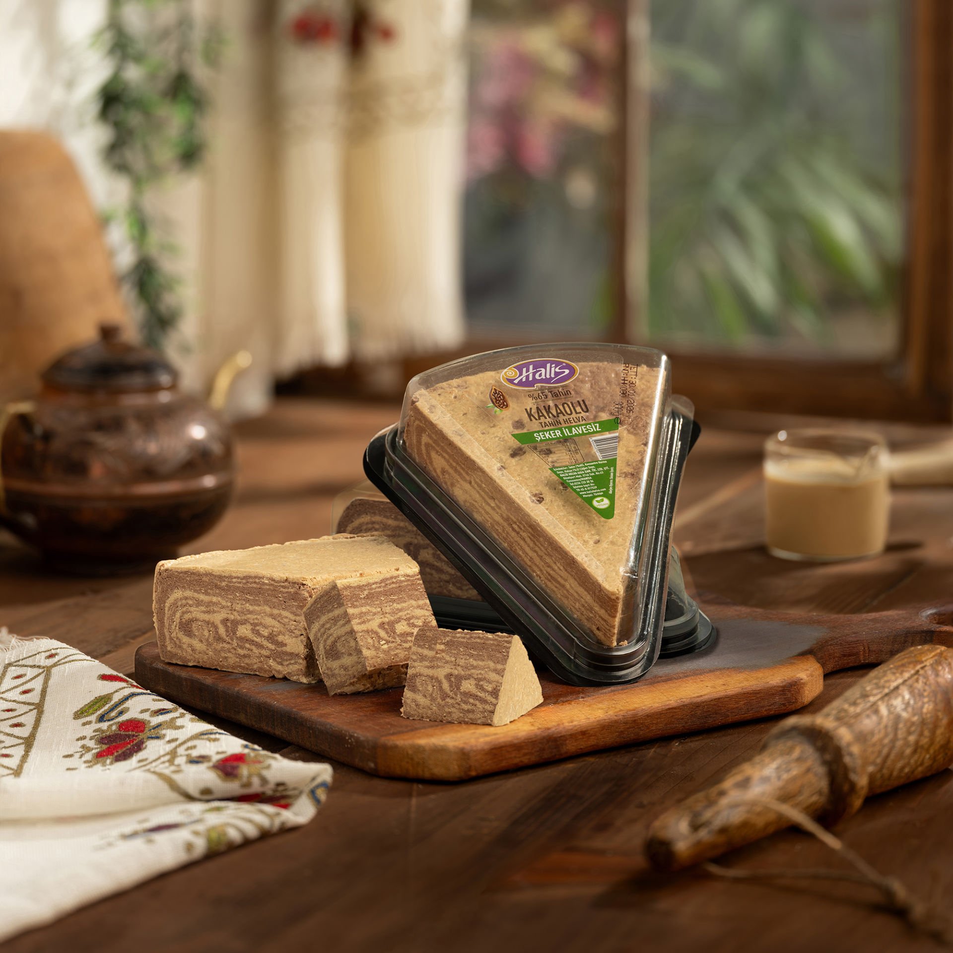 Kakaolu Tahin Helvası Şeker İlavesiz 300 g