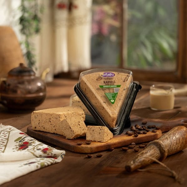 Kahveli Tahin Helvası Şeker İlavesiz  300 g
