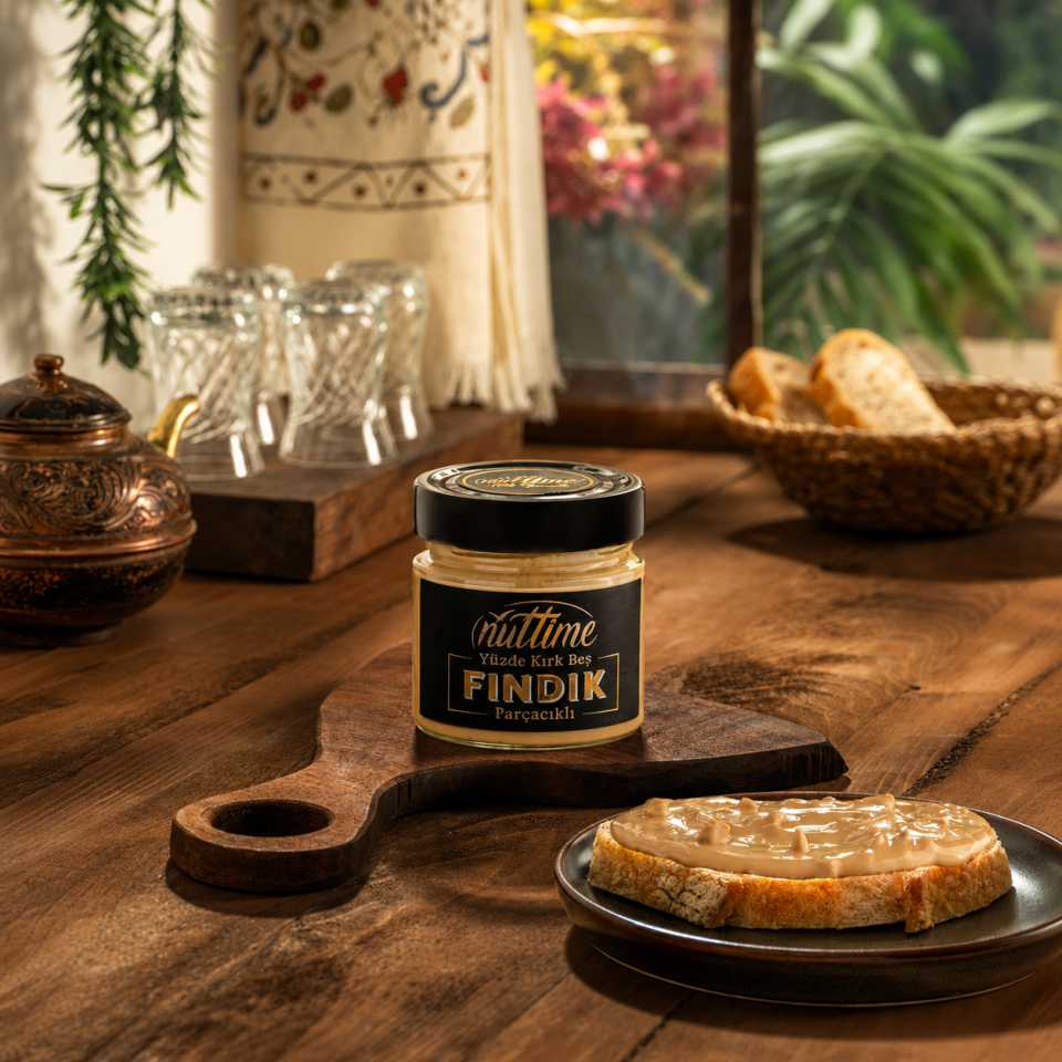 NUTTİME Parçacıklı Fındık Ezmesi 250 g