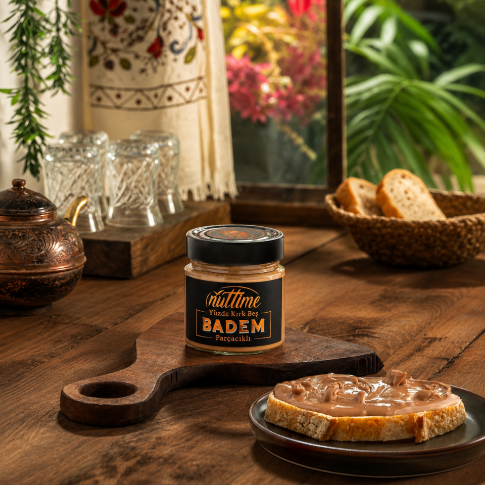 NUTTİME Parçacıklı Badem Ezmesi 250 g