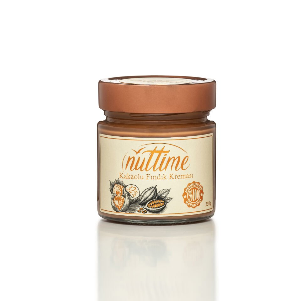 NUTTİME Parçacıklı Kakaolu Fındık Kreması 250 g